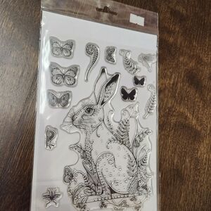 Pink Ink Designs Meadow Hare Stamps